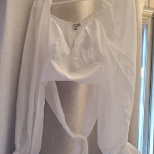 SOLD..Women's crop blouse